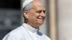 Pope Leo XIV smiles at the crowds at St. Peter's Square on Sunday, June 1, 2025, gathered for the Jubilee of Families, Children, Grandparents and the Elderly. / Credit: Daniel Ibáñez/CNA