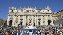 Pope Leo greets pilgrims during the Jubilee of Families, Children, Grandparents, and the Elderly on Sunday, June 1, 2025. / Credit: Vatican Media